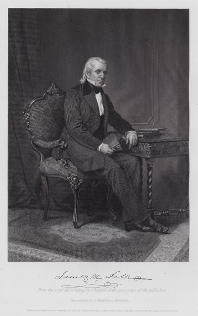 James Knox Polk by Alonzo (after) Chappel