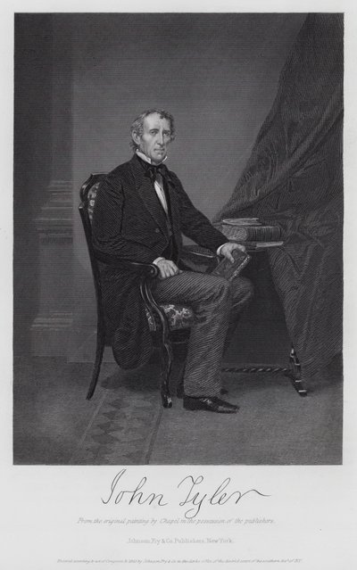 John Tyler by Alonzo (after) Chappel