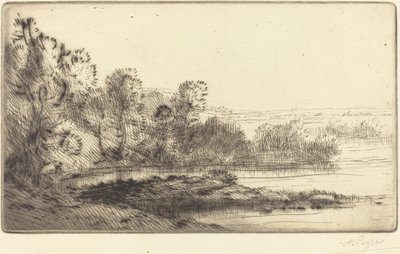 Along the Terne by Alphonse Legros