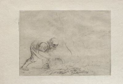 Burning the Grass by Alphonse Legros