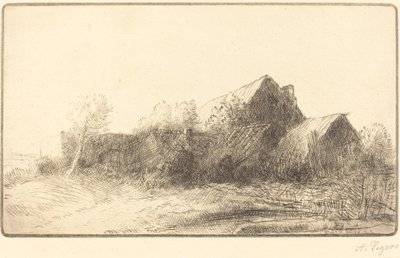Farm by Alphonse Legros