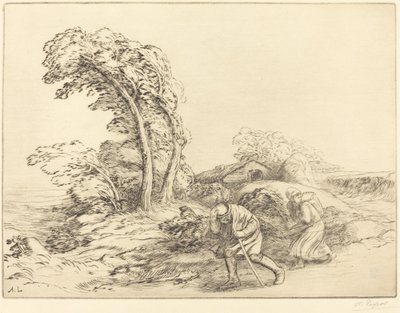 Gust of Wind by Alphonse Legros