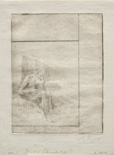 Job (Second Plate) by Alphonse Legros