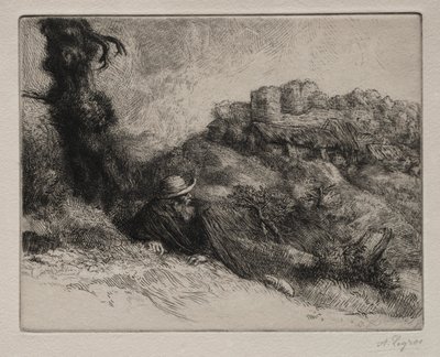 The Castle of Ghosts by Alphonse Legros