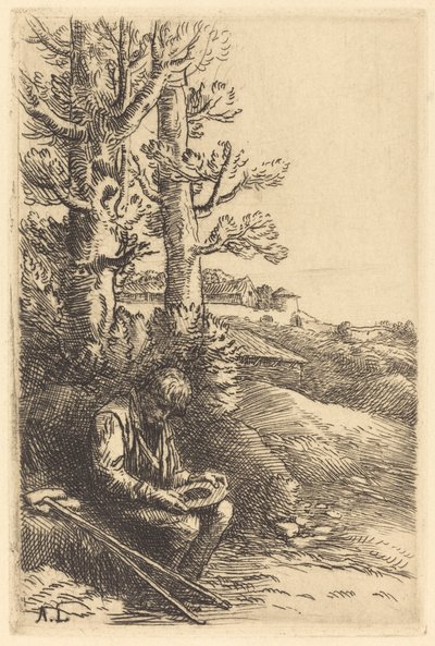 Little Beggar by Alphonse Legros