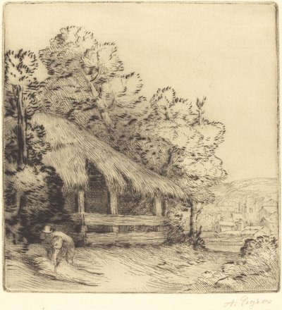 Little Shelter by Alphonse Legros