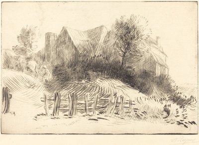 Old Inn by Alphonse Legros