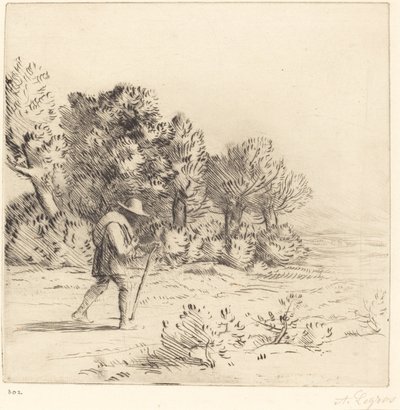 Peddler by Alphonse Legros