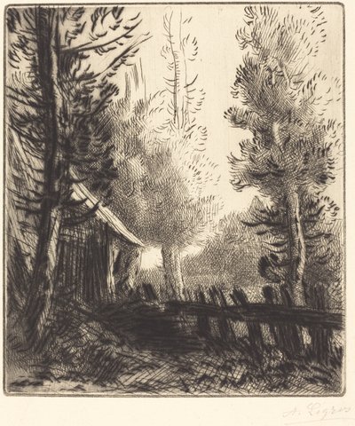 Shed by Alphonse Legros