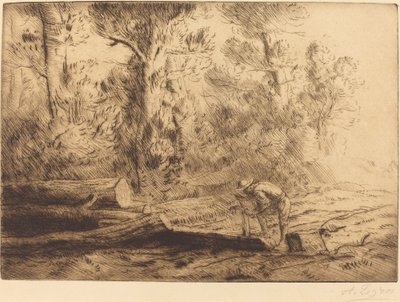 Squaring Logs by Alphonse Legros