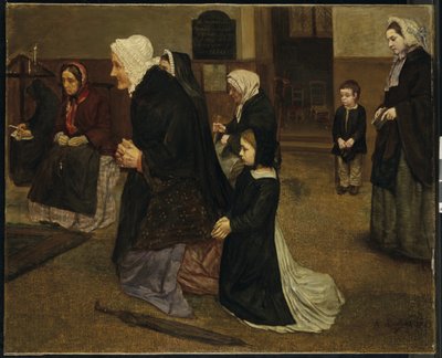 The Angelus by Alphonse Legros