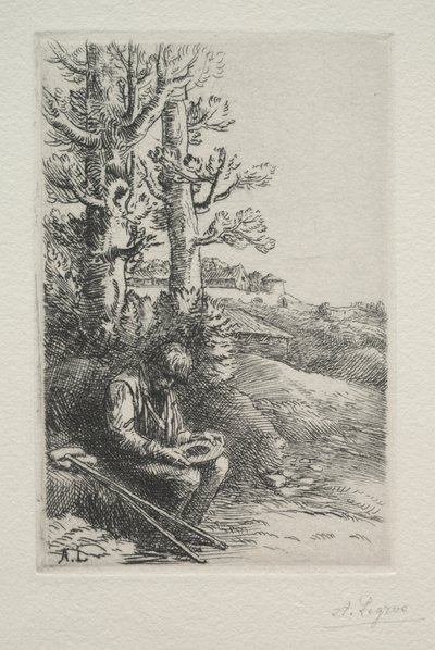 The Little Beggar by Alphonse Legros