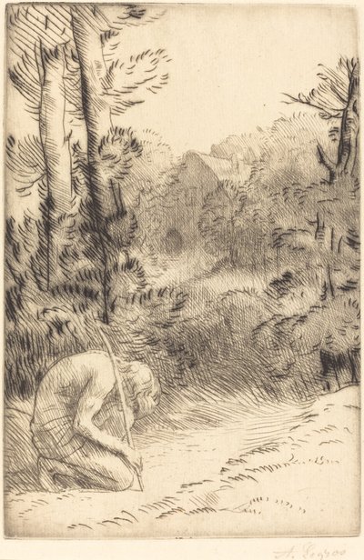 The Prodigal Son, 2nd plate by Alphonse Legros