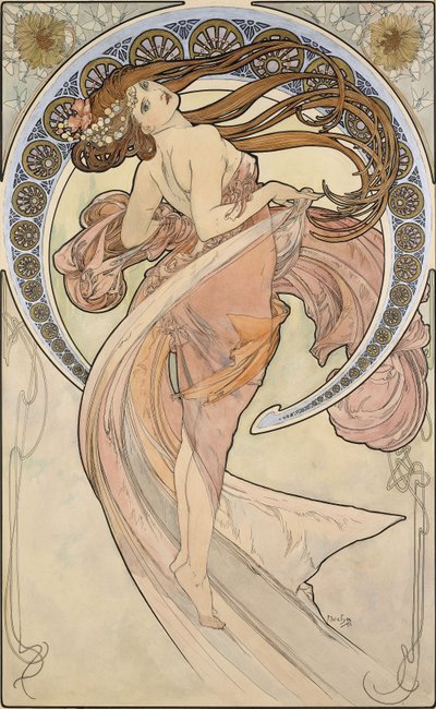 The Dance, 1898 by Alphonse Mucha