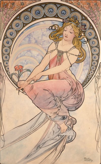 La Peinture by Alphonse Mucha