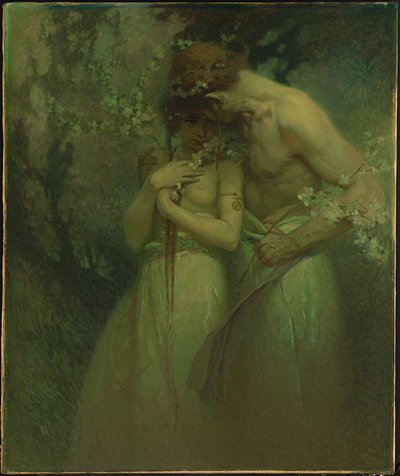 Spring Night by Alphonse Mucha