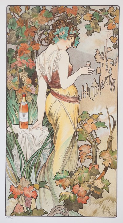Cognac Bisquit by Alphonse Mucha