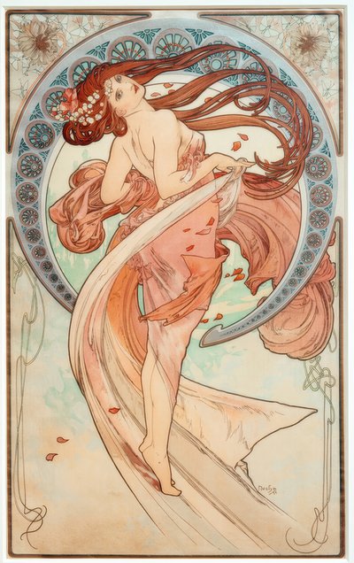 The Dance by Alphonse Mucha