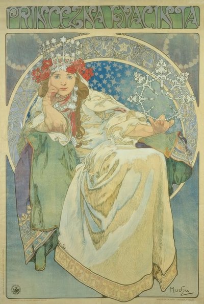 Princess Hyacinth by Alphonse Mucha