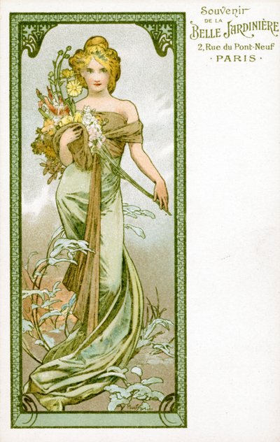 Spring, 1896 by Alphonse Mucha