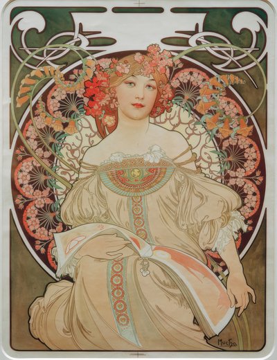 Reverie by Alphonse Mucha