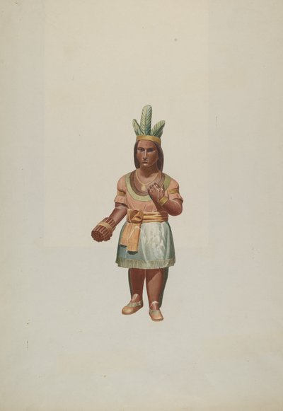 Cigar Store Indian by Alton K. Skillin