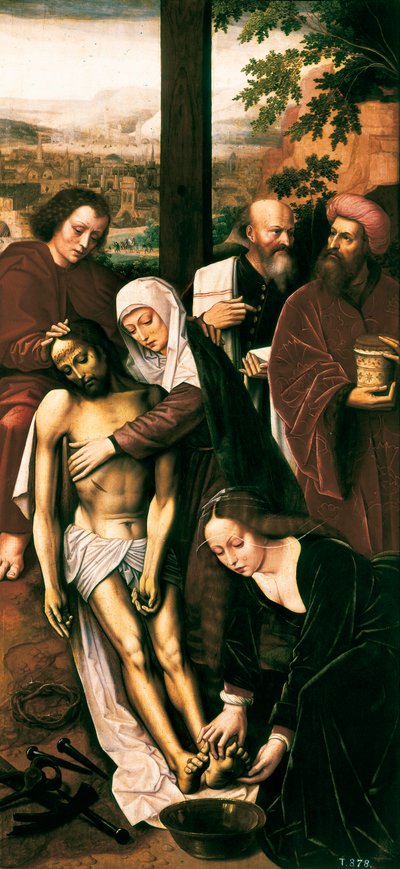 Pietà (detail) by Ambrosius Benson