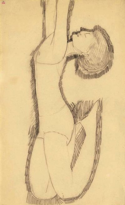 Anna Akhmatova as Acrobat, 1911 by Amedeo Modigliani