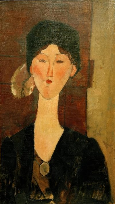 Beatrice Hastings in Front of a Door by Amedeo Modigliani