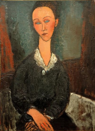 Woman with White Collar (Lunia Czechowska) by Amedeo Modigliani