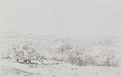 Carriage Approach to Bromley Hill, c.1803 by Amelia Long