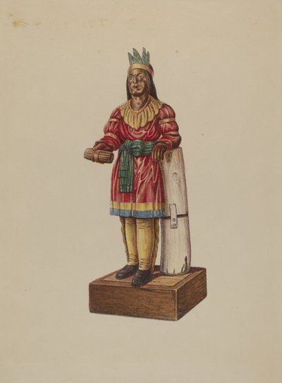 Cigar Store Indian by American 20th Century