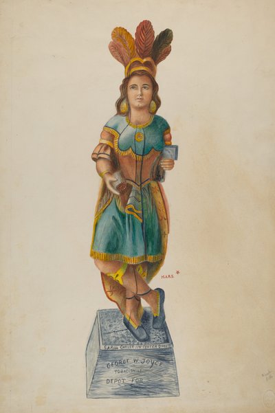 Cigar Store Indian by American 20th Century