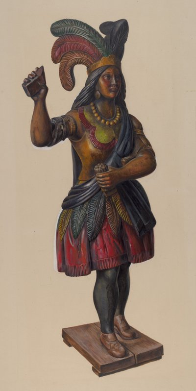 Cigar Store Indian by American 20th Century