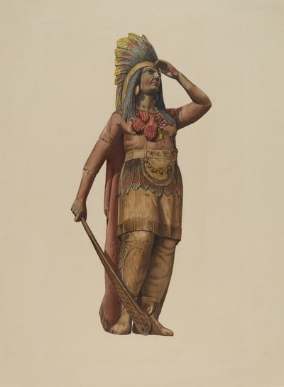 Cigar Store Indian by American 20th Century