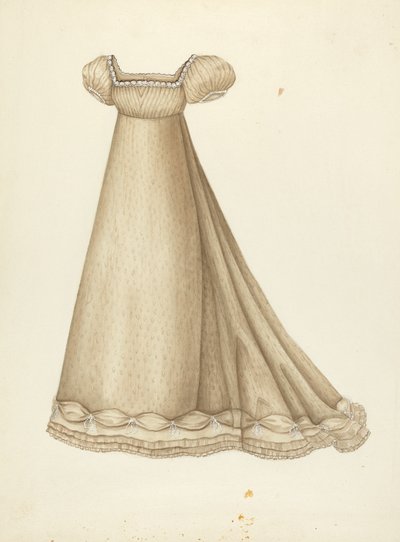 Empire Wedding Dress by American 20th Century