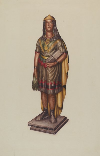 Indian Figure by American 20th Century