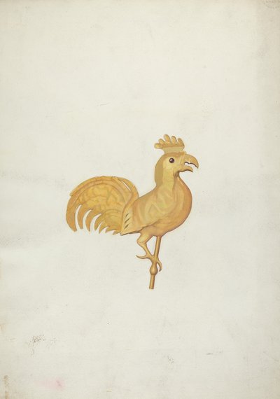 Rooster Weather Vane by American 20th Century