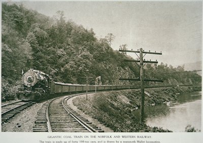 Norfolk & Western Railway, c.1925 by American Photographer