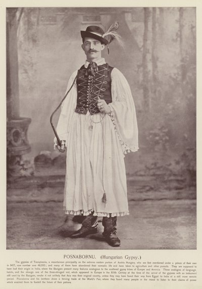 Posnabornu, Hungarian Gypsy by American Photographer