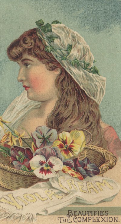 Advertisement for Viola Cream, c.1890 by American School