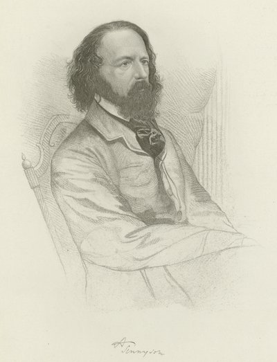 Alfred, Lord Tennyson by American School