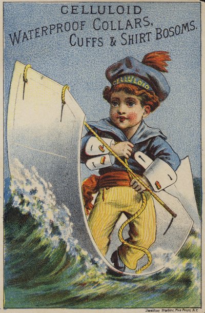 Boy Surfing on Shirt Cuff by American School