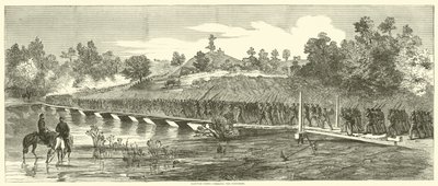 Hanover Ferry, Crossing the Pamunkey, June 1864 by American School