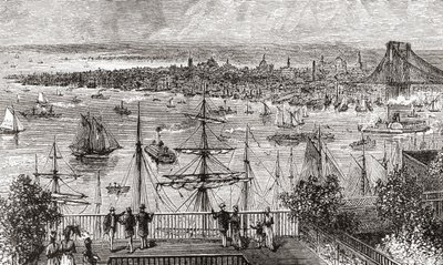 New York in the 19th Century by American School