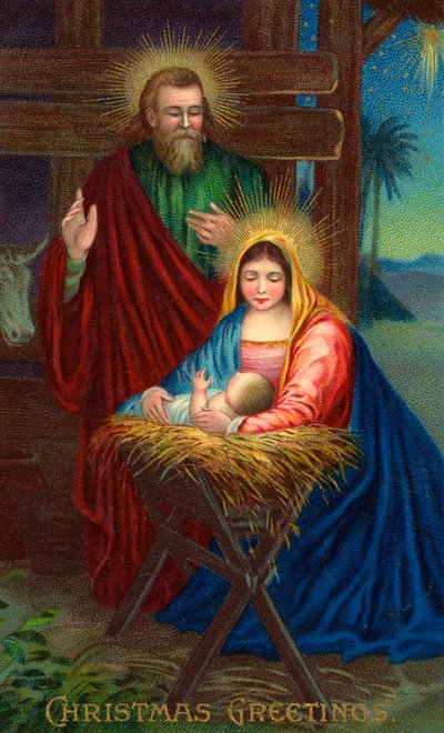 The Holy Family with the Christ Child by American School