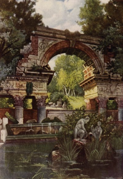 The gardens of Schonbrunn by American School