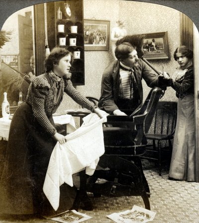 Getting His Hair Banged by American Stereoscopic Company