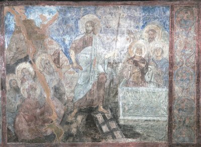 The Descent into Hell by Ancient Russian frescos