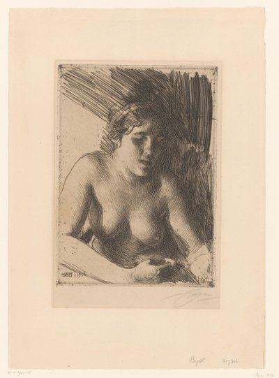 Bust by Anders Leonard Zorn (signed by artist)